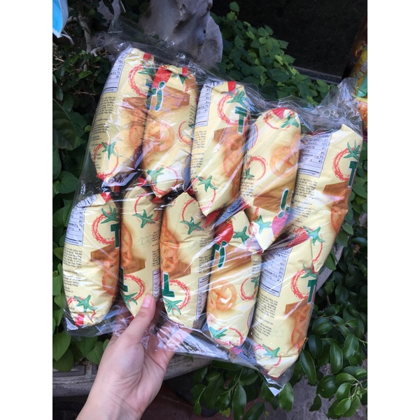 Bịch 10 gói Bim bim ToMat Snack cà chua 14g/gói