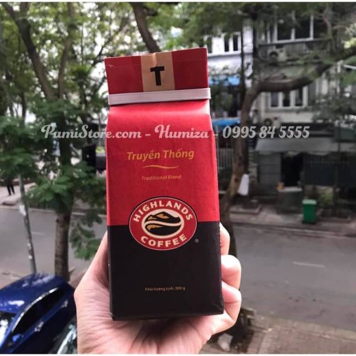 Cà Phê bột Highlands Coffee 200g truyền thống - di sản - sành điệu - culi