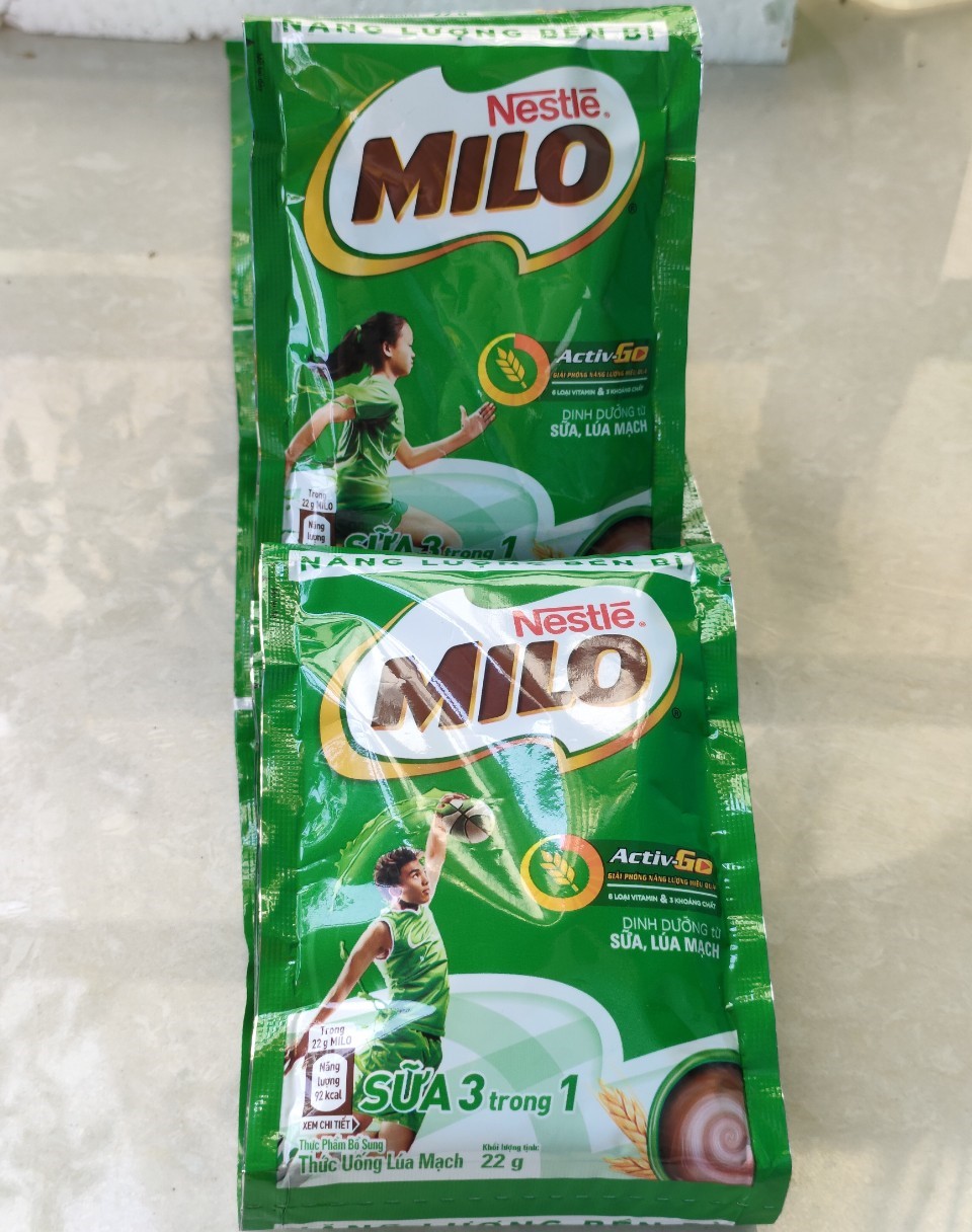 [Tặng 1 gói]Thức uống lúa mạch Milo  1 dây 10 gói x 22g