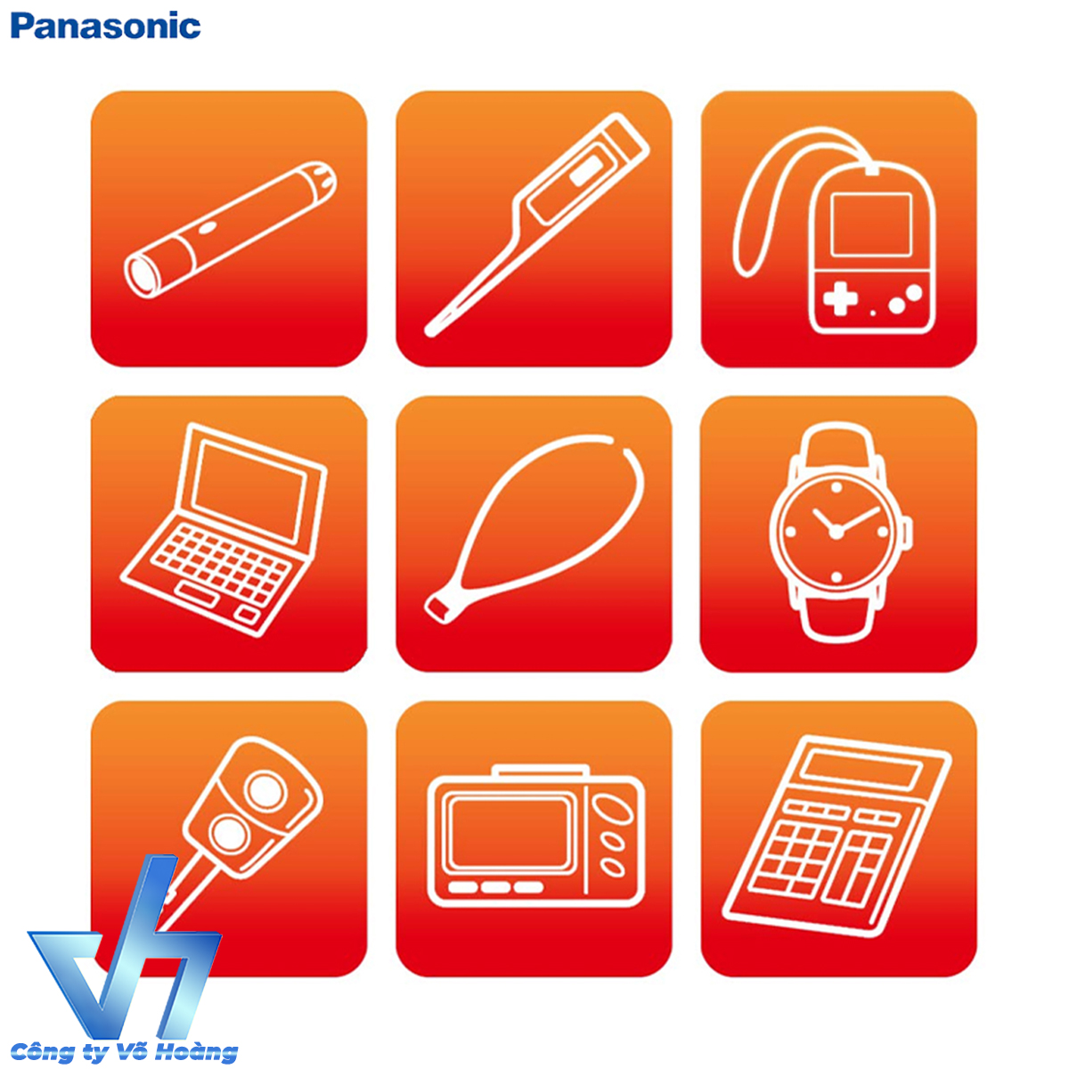 Pin Panasonic CR1632 Lithium 3V / DL1632 / ECR1632 / GPCR1632 tương thích nhiều thiết bị