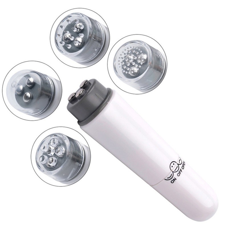Máy mát xa mini máy cầm tay massage dạng bút điện mát xa mắt 4 đầu (10x2,5cm) - Device Massager Mini