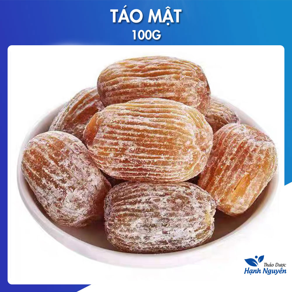 Táo mật 100g, quả táo mật tẩm đường, ăn vặt, pha trà, hầm canh bổ phế, tốt cho sức khỏe