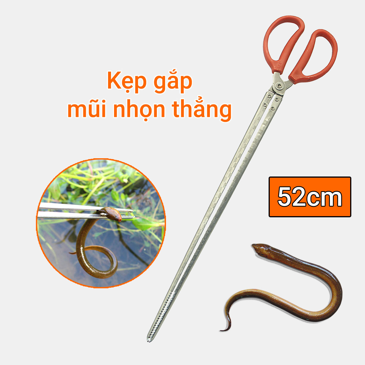 Kẹp gắp dài hình kéo mũi nhọn thẳng