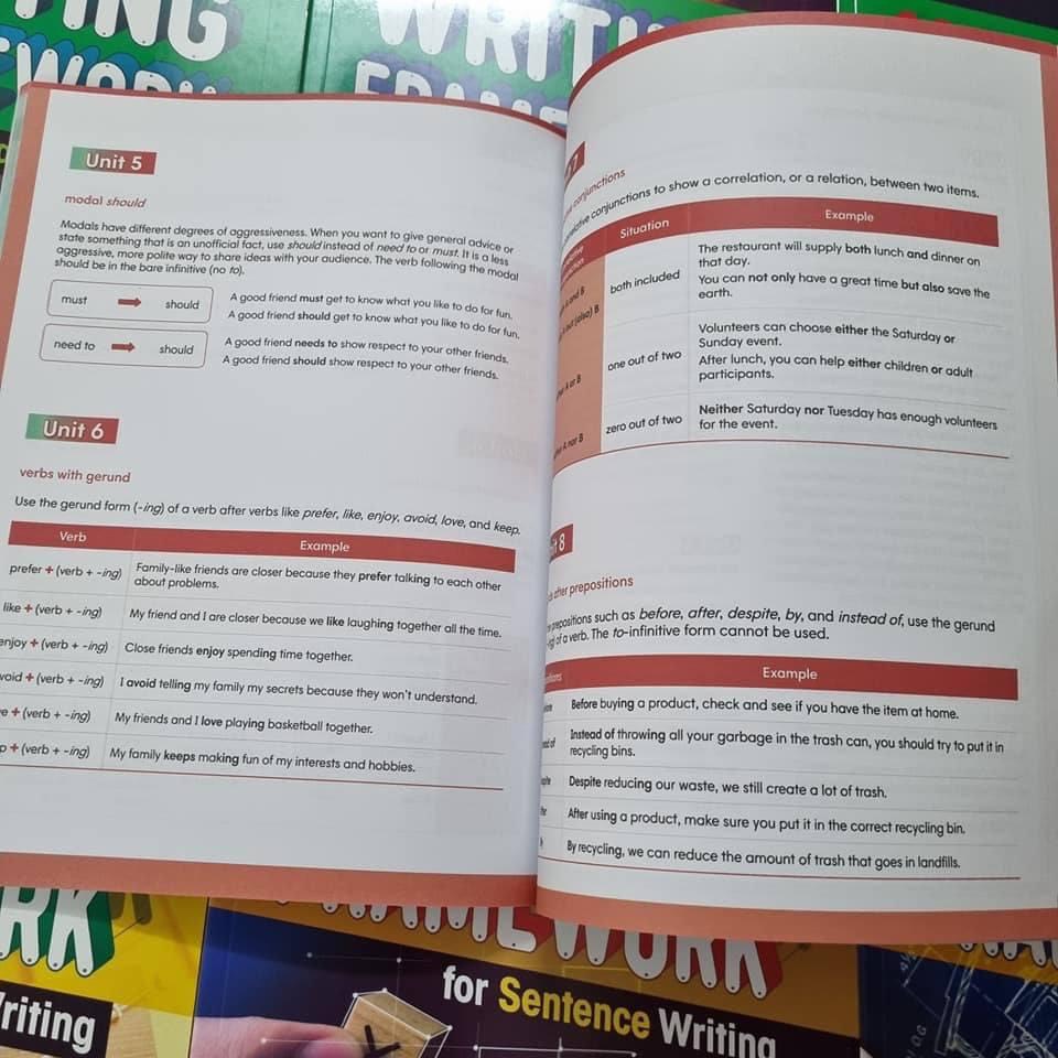 Bộ Writing framework 18c nhập màu