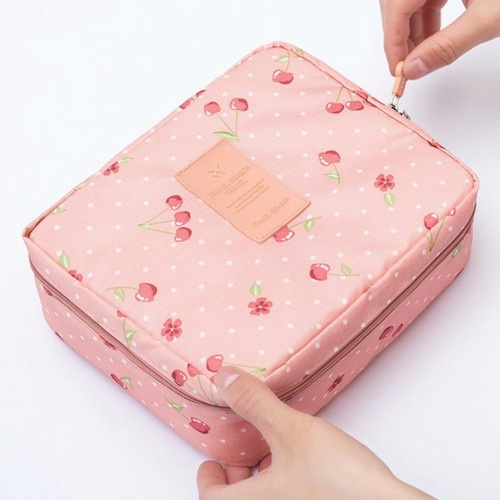 [HCM]Túi Đựng Mỹ Phẩm Và Dụng Cụ Trang Điểm Tối Ưu Nhiều Ngăn