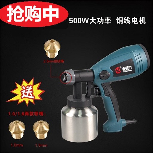 máy phun sơn dầu PU 4 béc bằng đồng  bình chứa ynox
