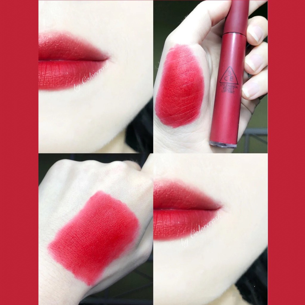 Son kem lì 3CE mềm môi tôn da Velvet Lip Tint BITTER HOUR 3CE006