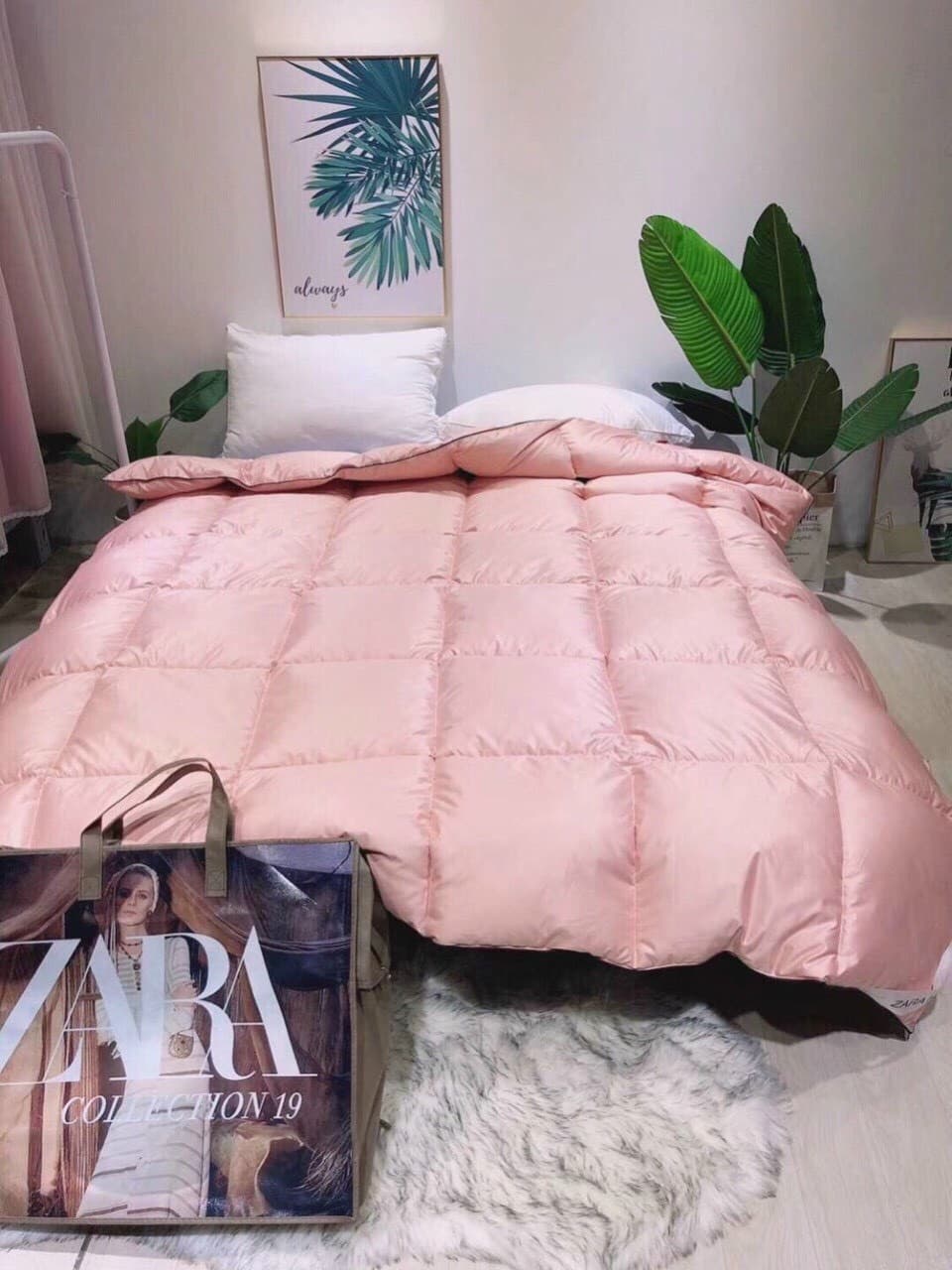 CHĂN LÔNG VŨ ZARA HOME CAO CẤP 2M X 2M3