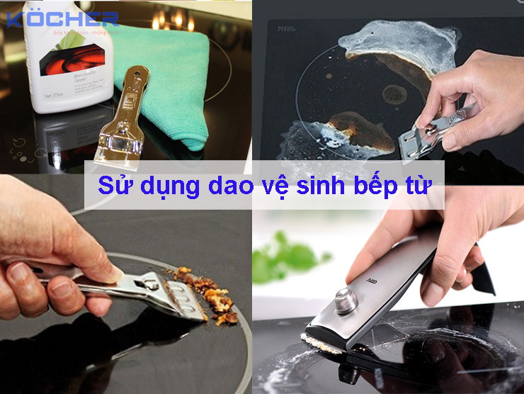 Dung cụ vệ sinh bếp từ, điện từ, bếp gas