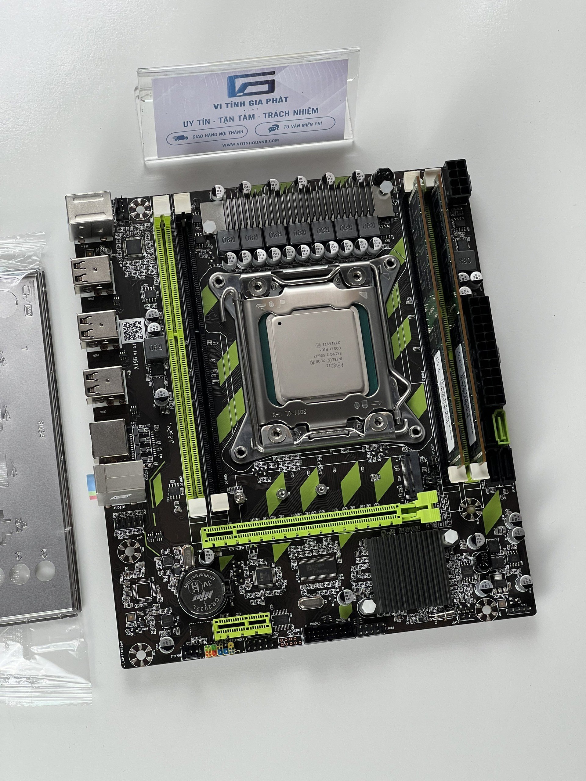 Combo Mainboard X79 + CPU E5 2680 V2 xịn xò chạy Nox làm đồ họa chạy đa nhiệm Bảo Hành 12T