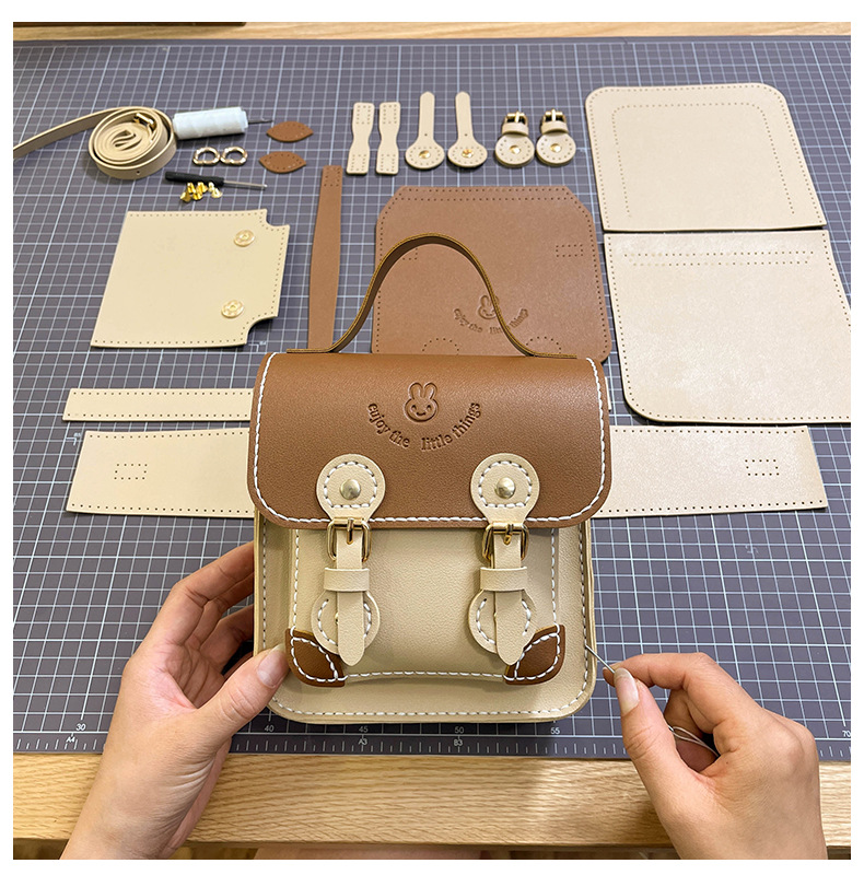 Túi tự đan, Túi handmade tự làm DA12 da PU Zone Store47