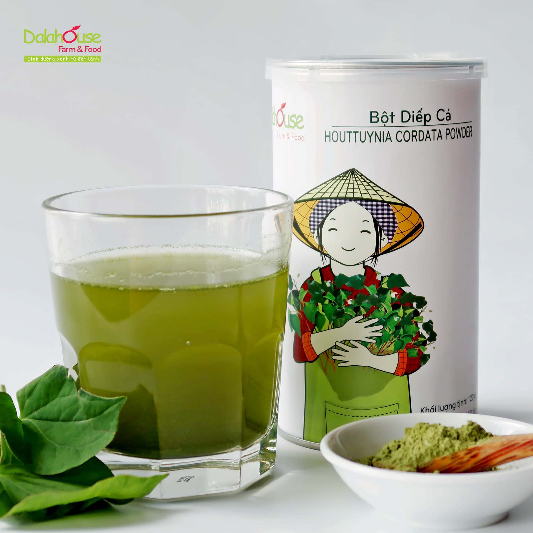 Bột diếp cá sấy lạnh Dalahouse hộp 120g
