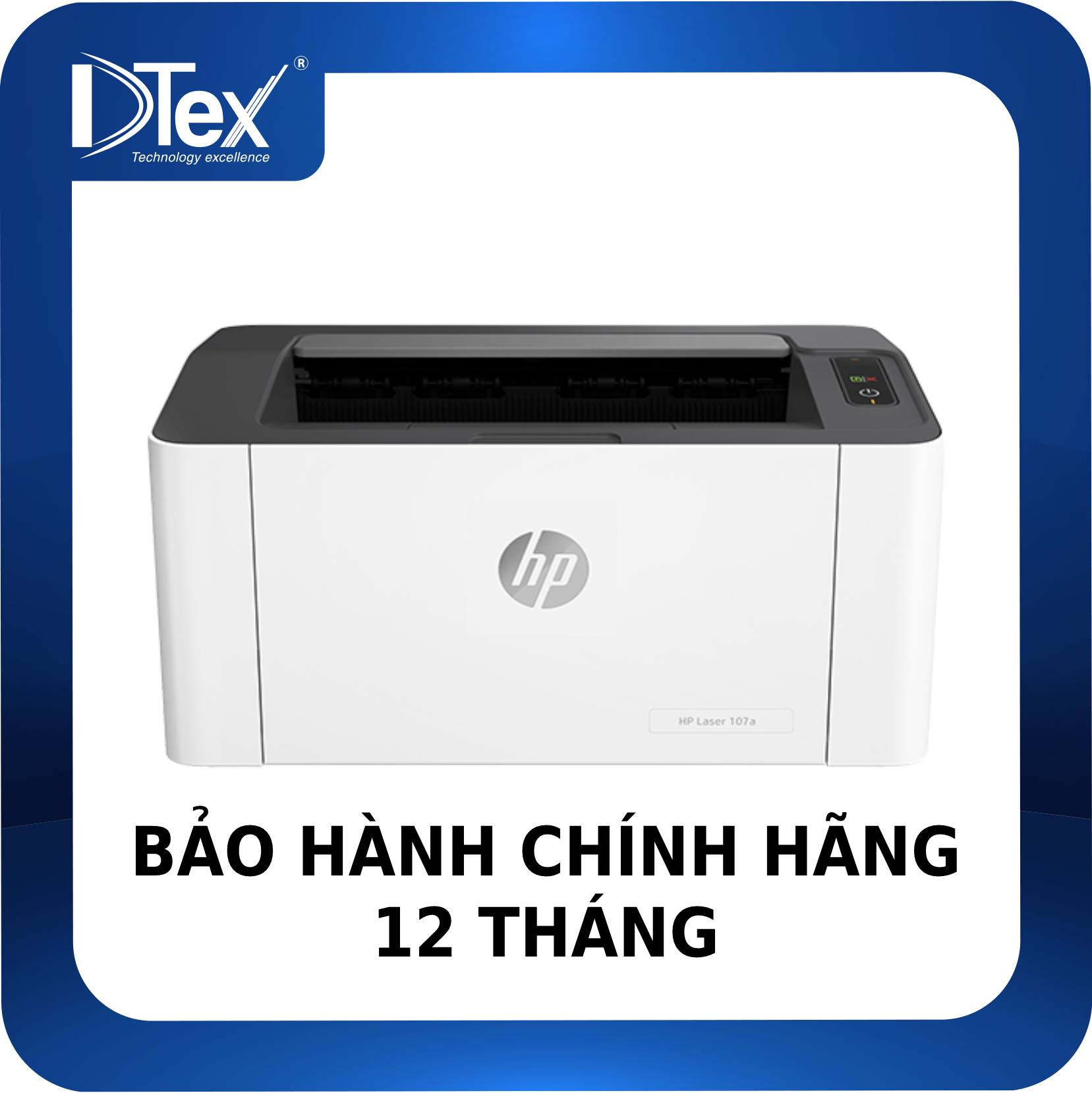 Máy in Laser Trắng Đen HP 107A (4ZB77A) - Hàng Chính Hãng