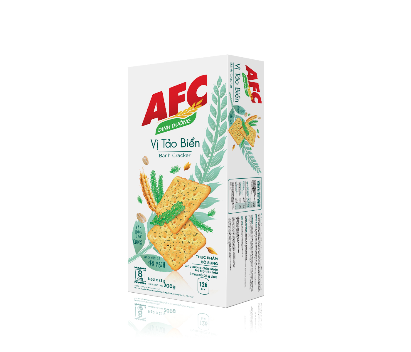 [Siêu thị WinMart] - Bánh tảo biển AFC hộp 200g