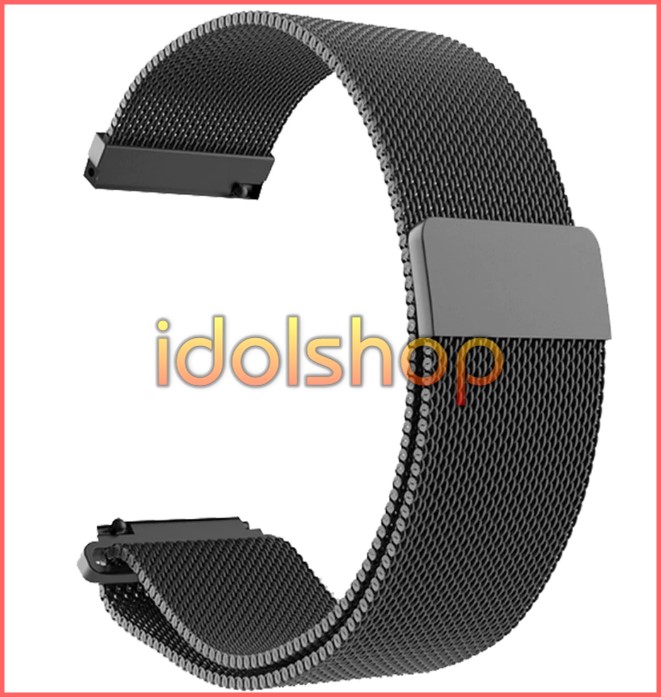 Dây Milanese loop nam châm thép không gỉ 18mm