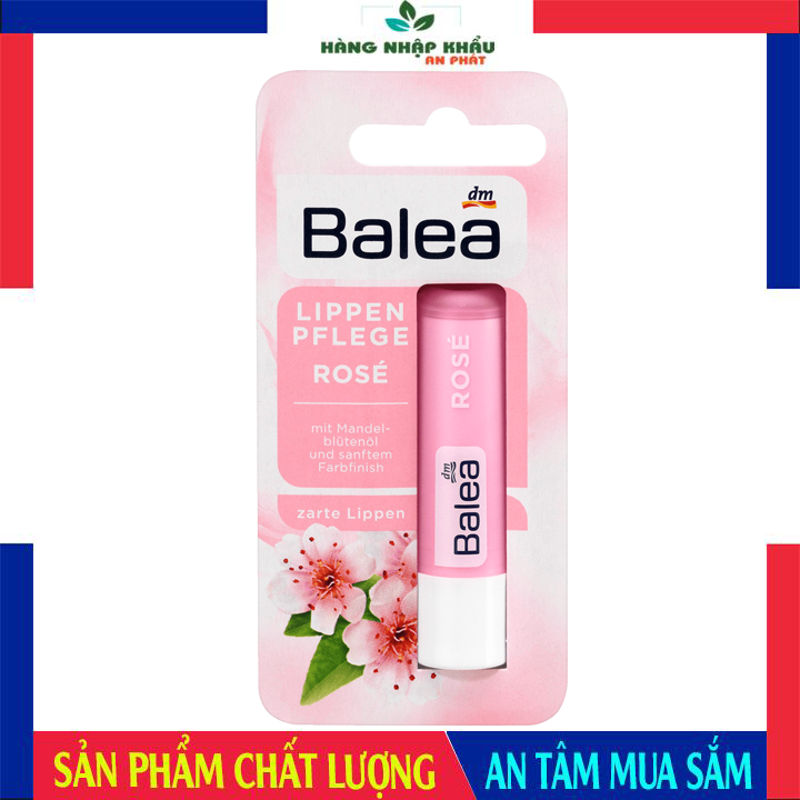 Son Dưỡng Môi Balea Rose, 4.8g