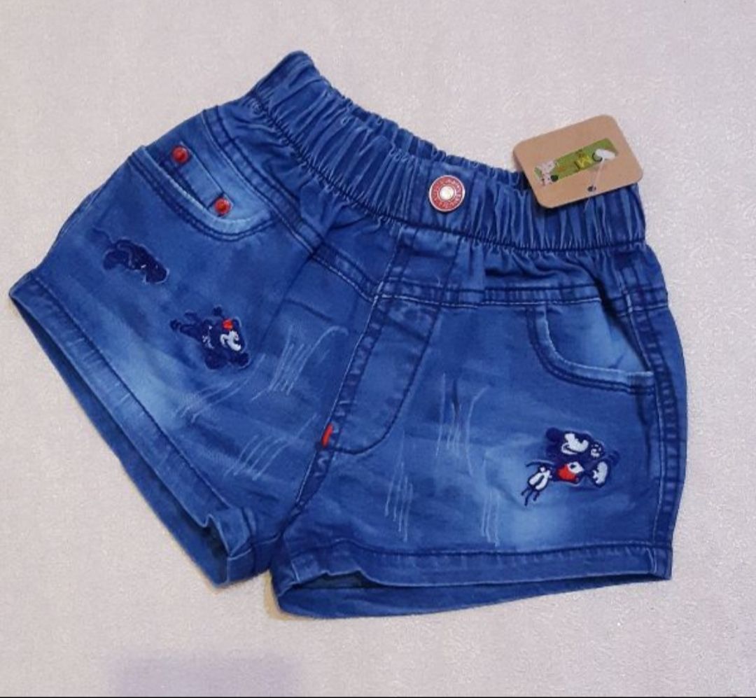 Quần short jean cho bé gái