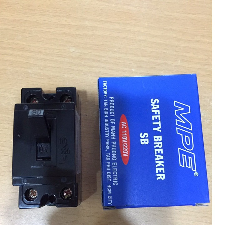 [HCM]CẦU DAO ĐIỆN TỰ ĐỘNG MPE-CB CÓC 20A-30A-40A MPE