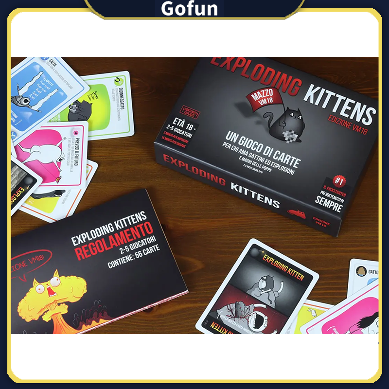 Exploding Kittens: NSFW Edition (Explicit Content - ADULTS ONLY!) Card Board Game Party Laminating Film Water Proof