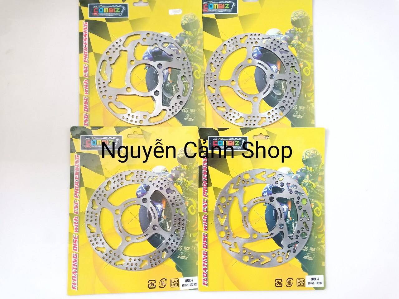 [HCM]đĩa thắng trước phây combiz 190mm gắn vario vision
