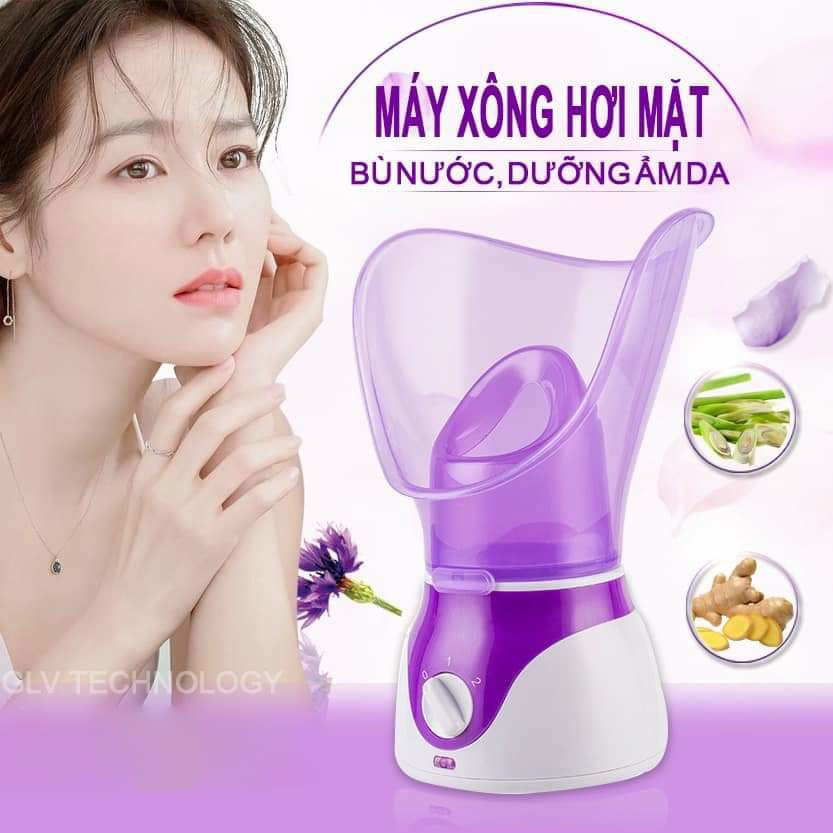 Máy xông hơi mặt NTFS - Máy xông hơi mini thảo dược, hoa quả, tinh dầu, 2 cơ chế phun giúp loại bỏ độc tố -Máy xông hơi, xông mặt , xông mũi tại nhà bù nước dưỡng ẩm da