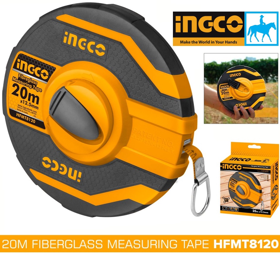 Thước dây 30 mét làm bằng sợi thủy tinh 300m x 12.5mm TOTAL TMTF12306