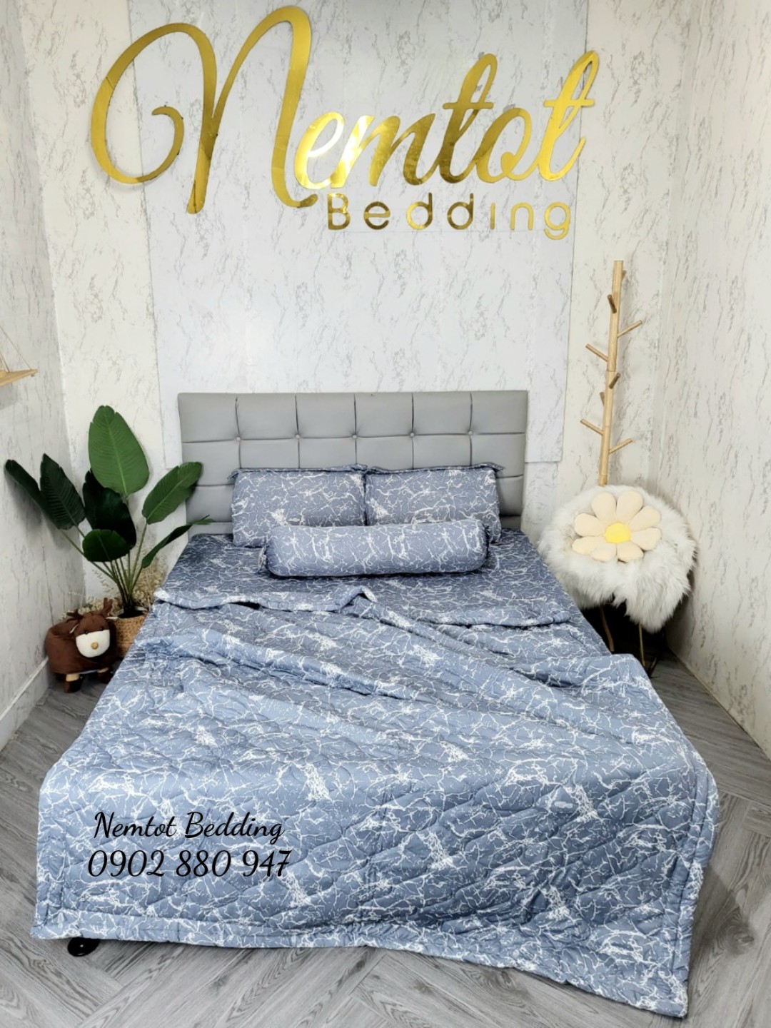 💫Real time shooting💫Korean cool 5D pure cotton quilt cover sets non-hairy cool no frill cold mattress cover sets wholesale hcm_nemot bedding_ship Express 2H