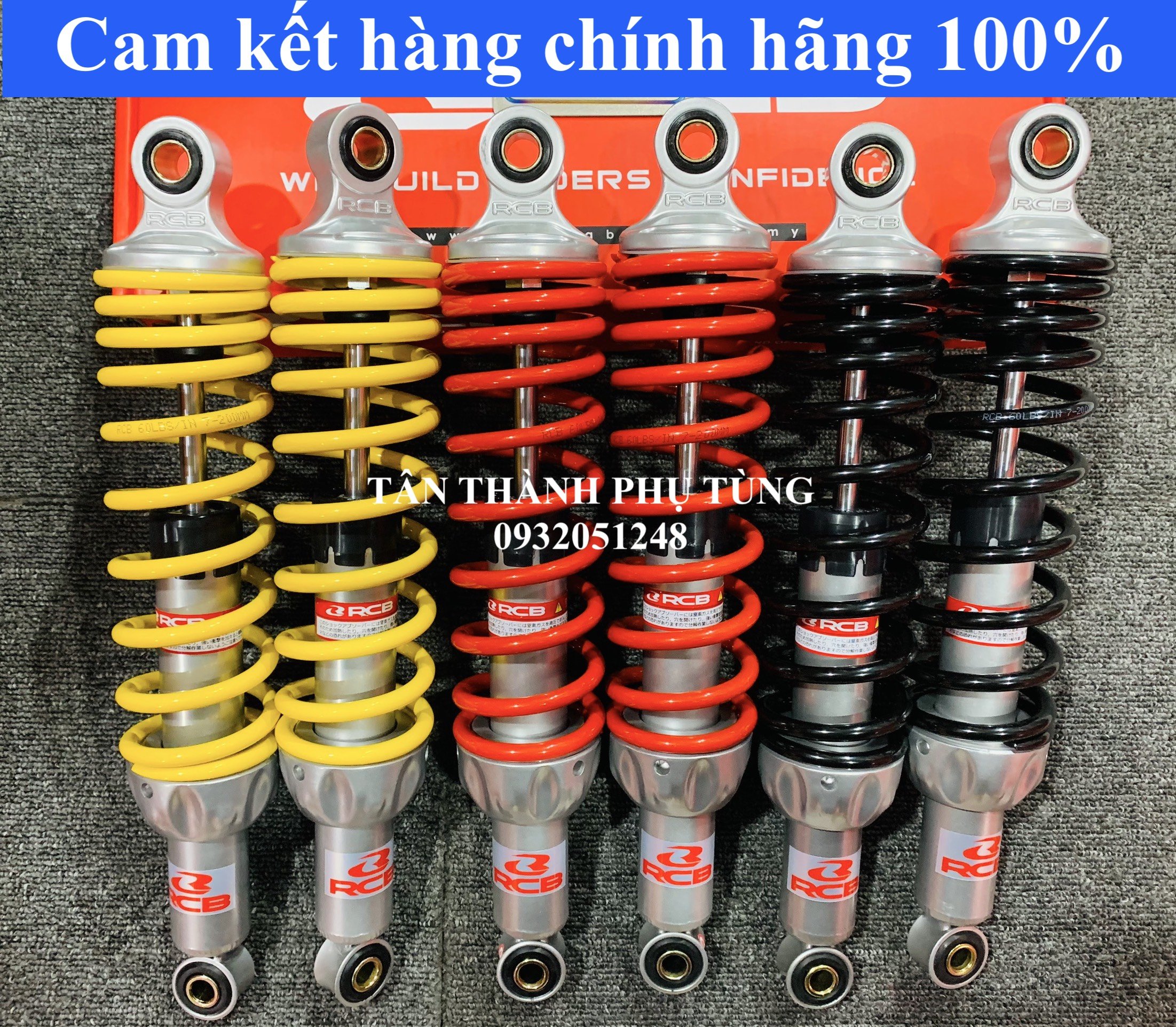 Phuộc RCB A2 Wave, Dream, Future,Axelo chính hãng