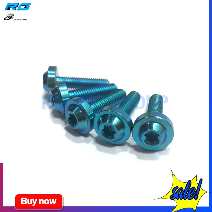 [HCM]Ốc 5li20 GR5 Đầu Trụ - Titan Lục Bảo (Gía 1 Con)