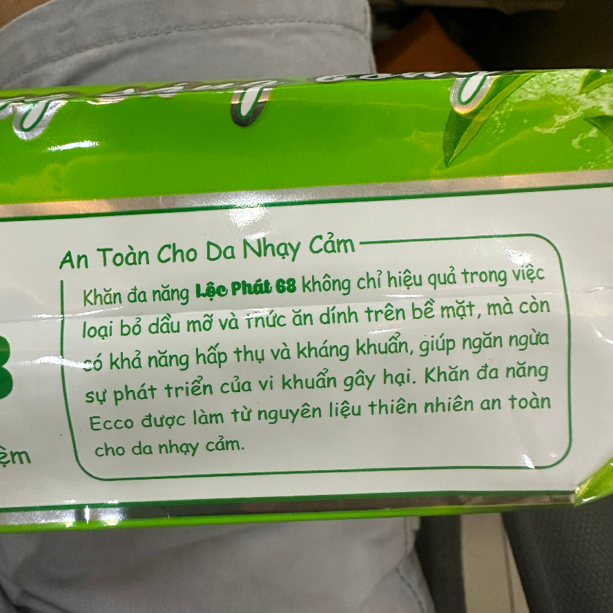 [HCM] KHĂN ƯỚT LAU BẾP ĐA NĂNG LỘC PHÁT68 - SẠCH SÁNG BÓNG