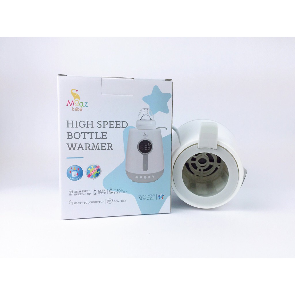 Máy hâm sữa siêu tốc Moazbebe MB021- Sukem Shop