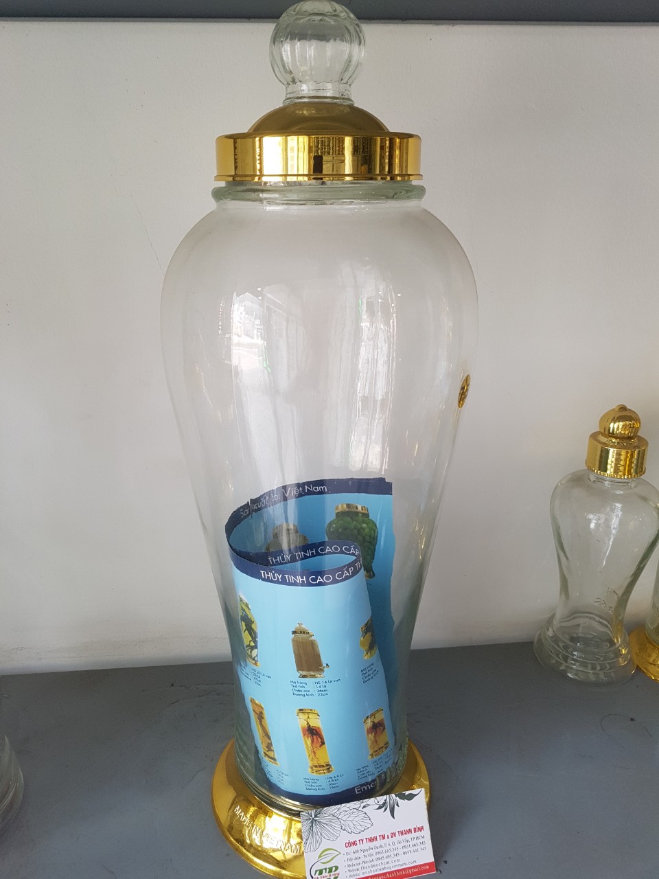Combo 2 Bình Ngâm Sâm Thủy Tinh 7.5 Lít Cao Cấp - Hũ Ngâm Sâm 7.5 Lít
