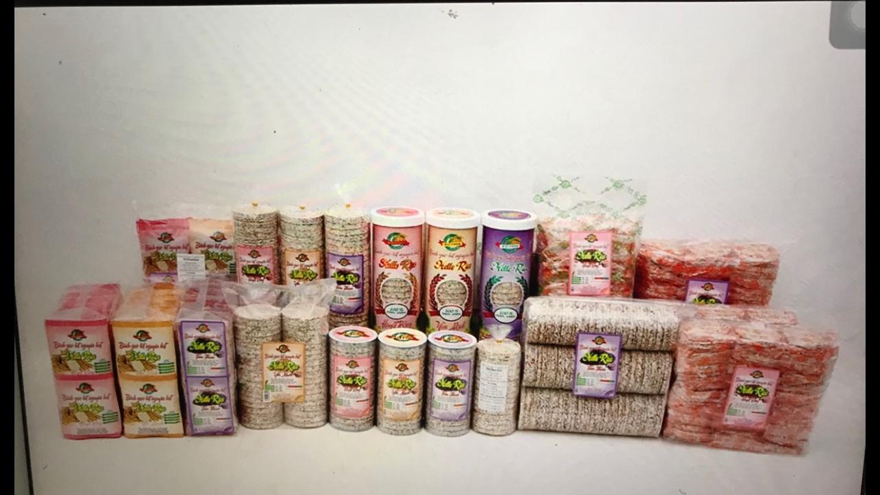 [HCM]bánh gạo lứt hallo rice ( dưỡng sinh )