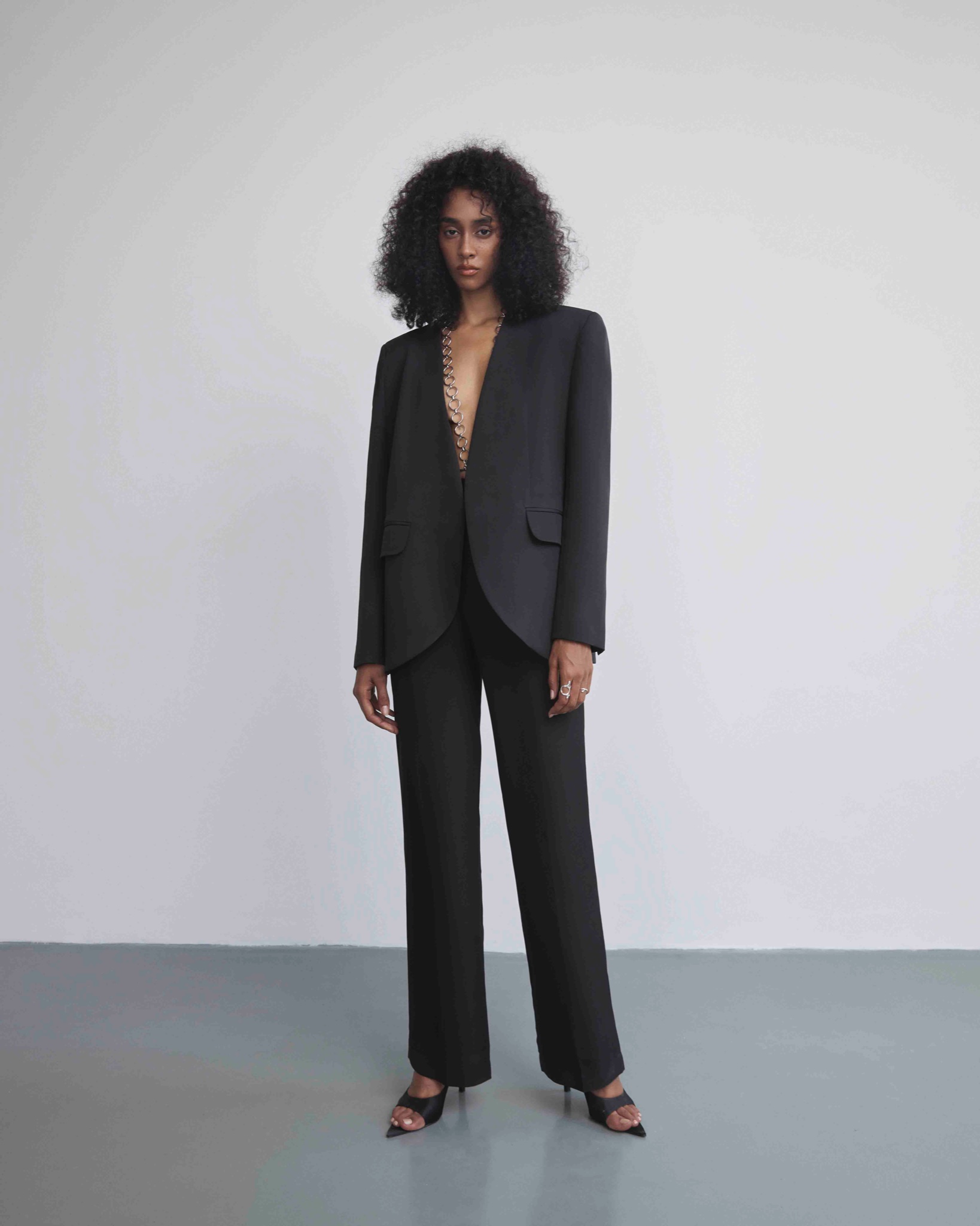 Quần Suông Darkle Pant Lưng Cao Trơn Basic | NYA STUDIO (SHOKO22-P01)
