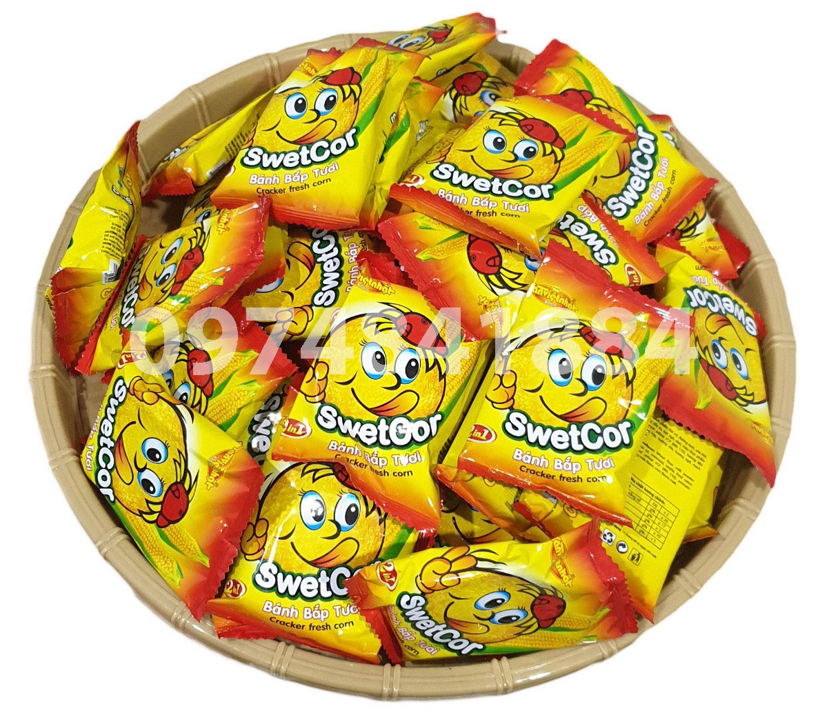 Bánh bắp Tân Việt Nhật thùng 3.8kg