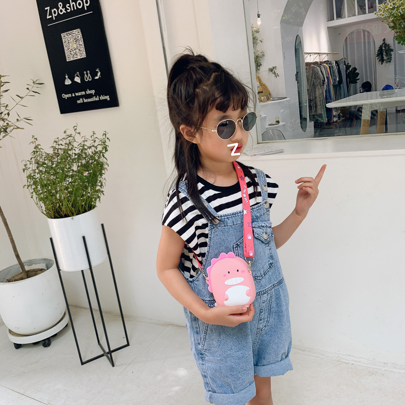 Túi Đeo Chéo Khủng Long Cute Đựng Lì Xì Cho Bé