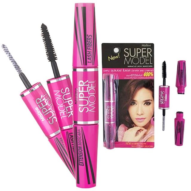 Mascara 2 đầu Mistine Super Model Miracle Lash Mascara Thái Lan (5.5g)