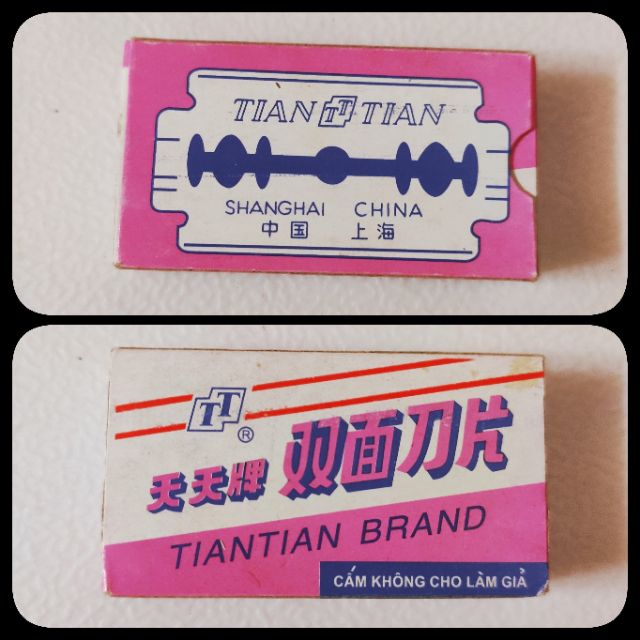 1 Hộp 10 lưỡi lam đen