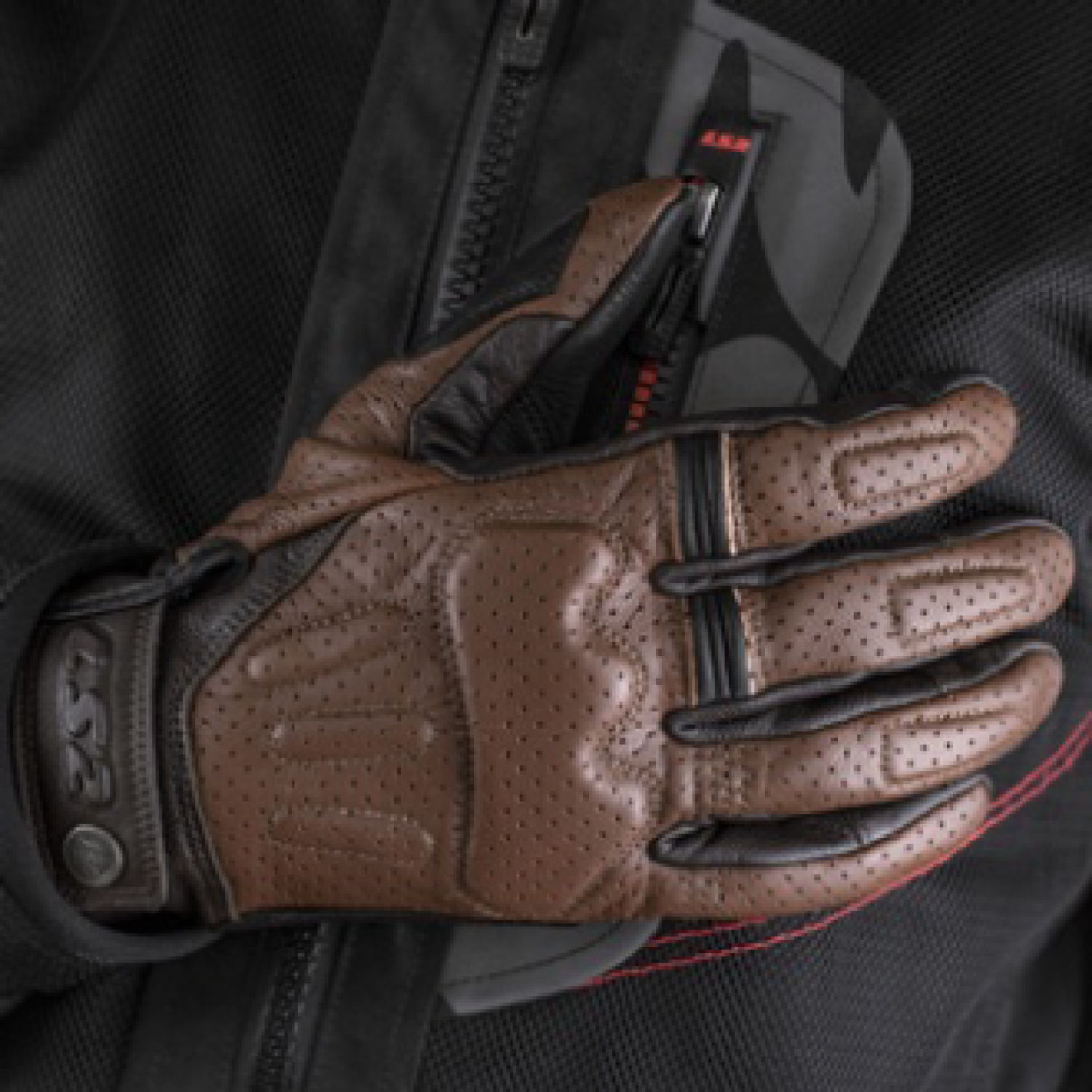 GĂNG TAY LS2 RUST MAN LEATHER DÀI NGÓN - GARA20