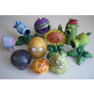 Mô hình giấy 3D Plants & Zombies (thích hợp cho người mới bắt đầu chơi mô hình giấy)
