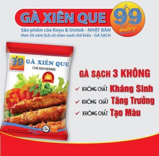 Gà xiên que hiệu 99 siêu ngon ( túi 11c 500gr)