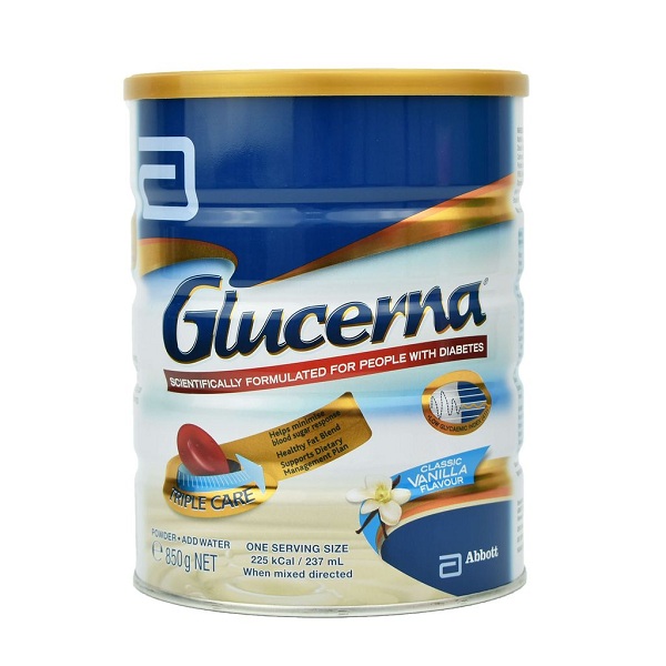 Sữa Abbot Glucerna dành cho người tiểu đường 850g (hàng Úc)