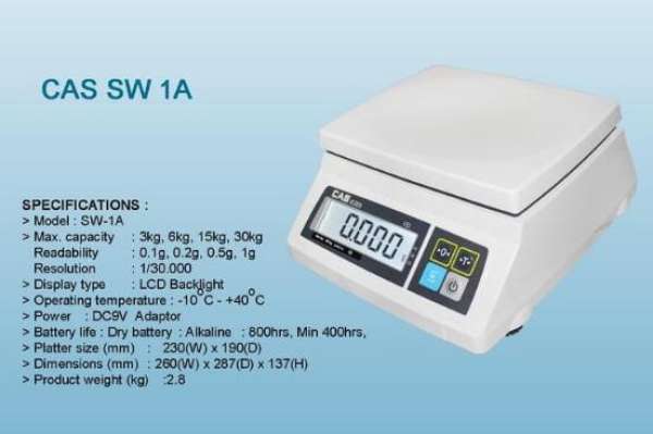 Cân Điện Tử SW-1A CAS-KOREA