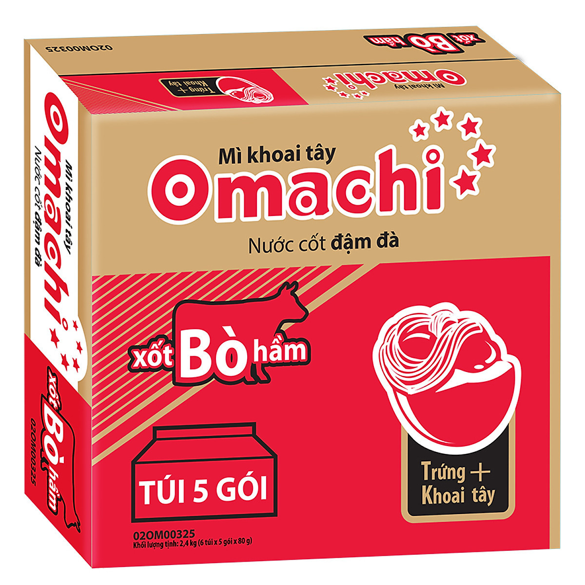 MÌ OMACHI LÀM TỪ KHOAI TÂY VÀNG THƠM NGON BỔ DƯỠNG