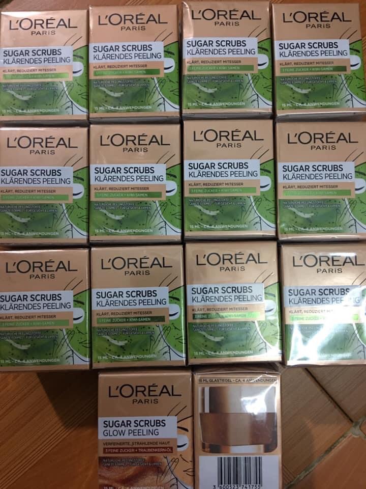 TẨY TẾ BÀO CHẾT MẶT MÔI LOREAL PARIS SUGAR CRUBS