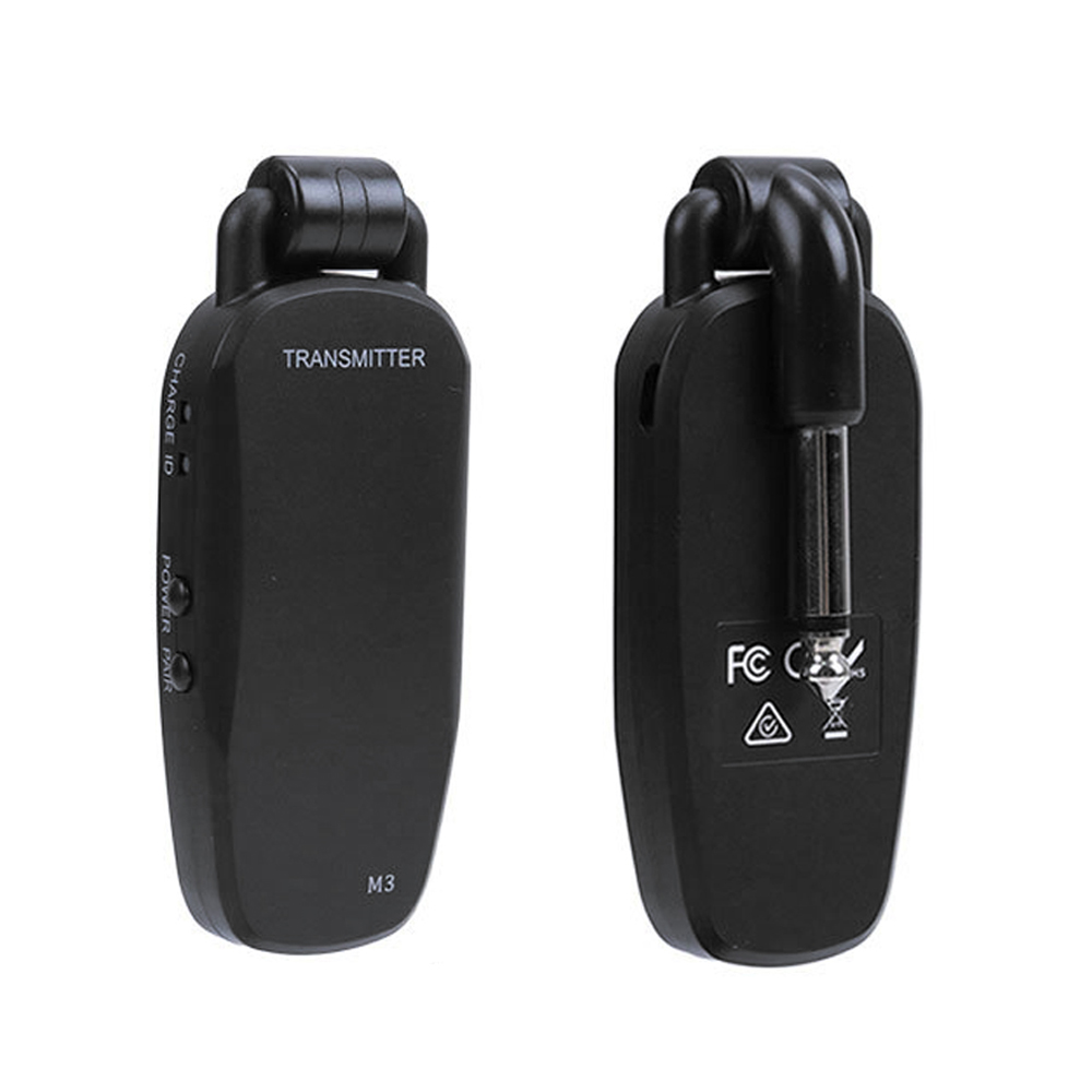 【Hot Sale】Professional Wireless Guitar Bass Receiver System Rechargeable Portable Audio Transmitter for Electric Guitar Bass
