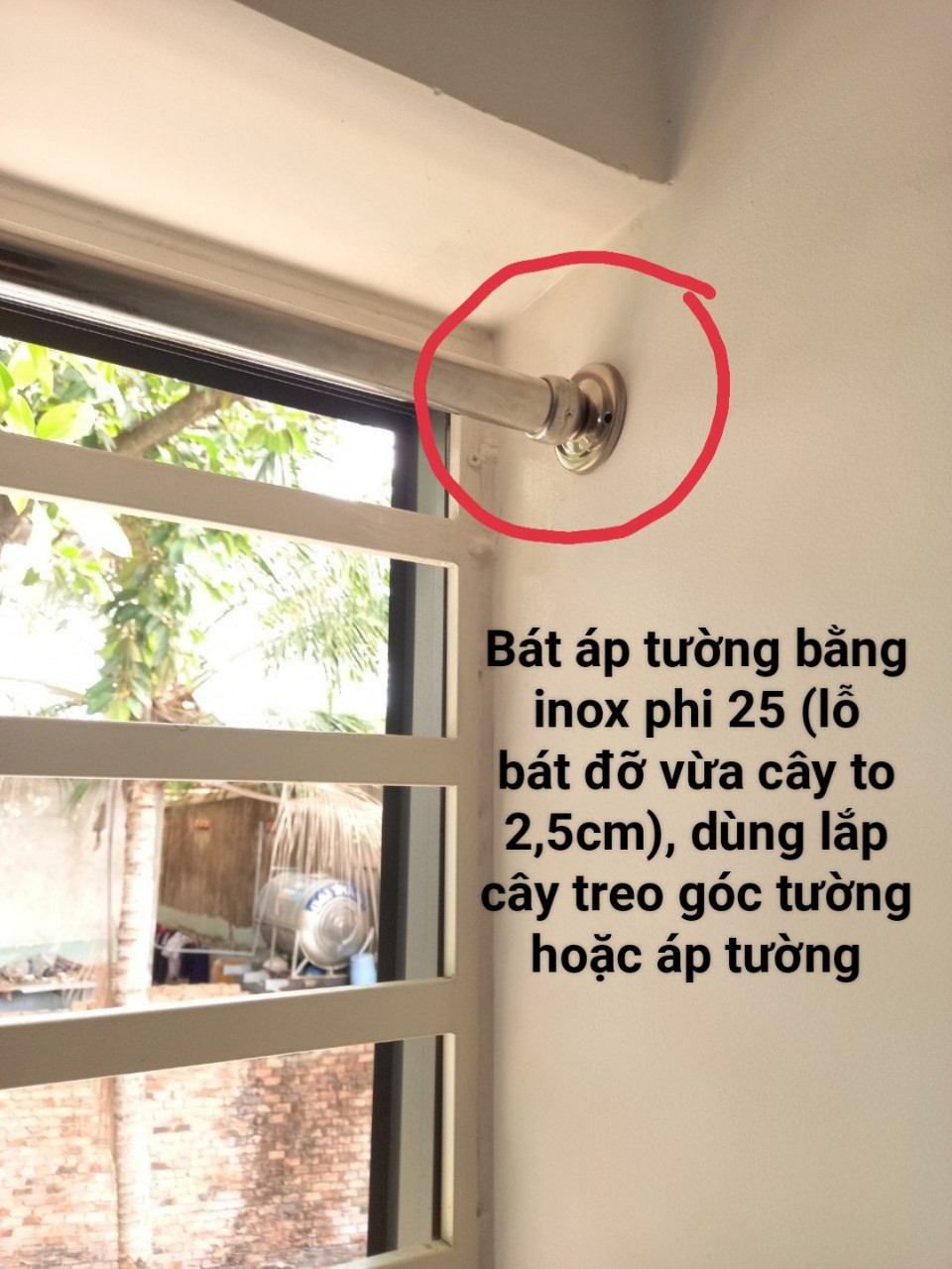 Bát Đỡ Thanh Treo Rèm Áp Tường Bằng Gỗ
