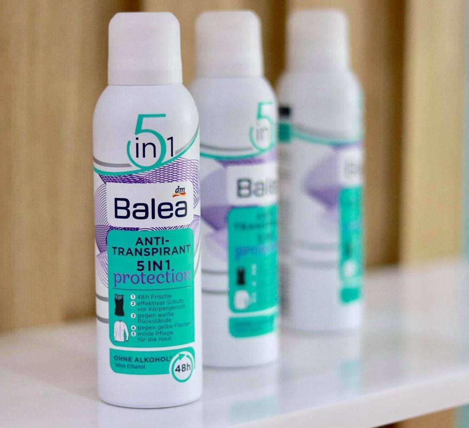 XỊT KHỬ MÙI BALEA 5 IN 1 PROTECTION 200ML (NỮ)