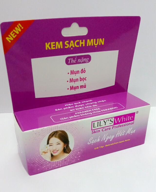 [HCM]Kem Mụn - Xoá Thâm - Liền Sẹo Lily’s White