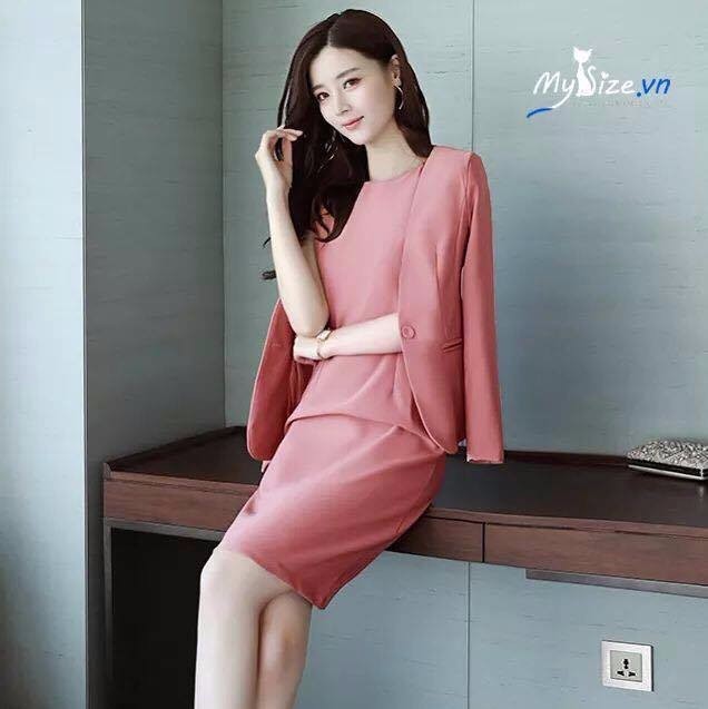 [HCM]ĐẦM CÔNG SỞ KÈM VEST ĐẸP
